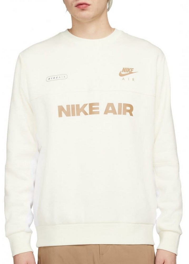 Мужская Толстовка Nike M NSW AIR BB CREW S Бежевый photo 2