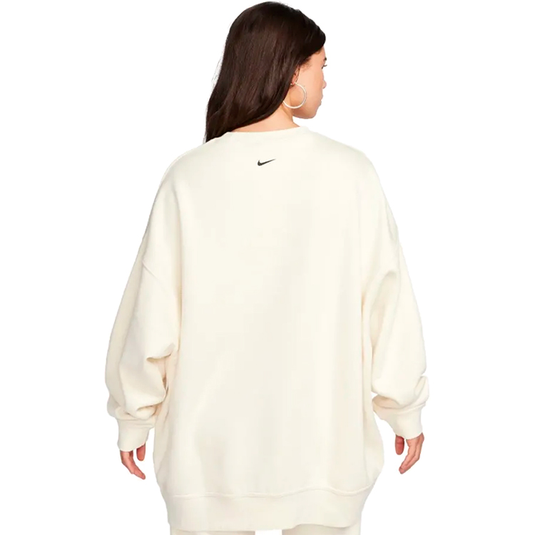 Hanorac Nike W NSW FLC OS CREW GLS XS Bej Femei photo 3