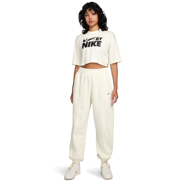 Tricou Nike W NSW CROP TEE GLS L Alb Femei photo 4