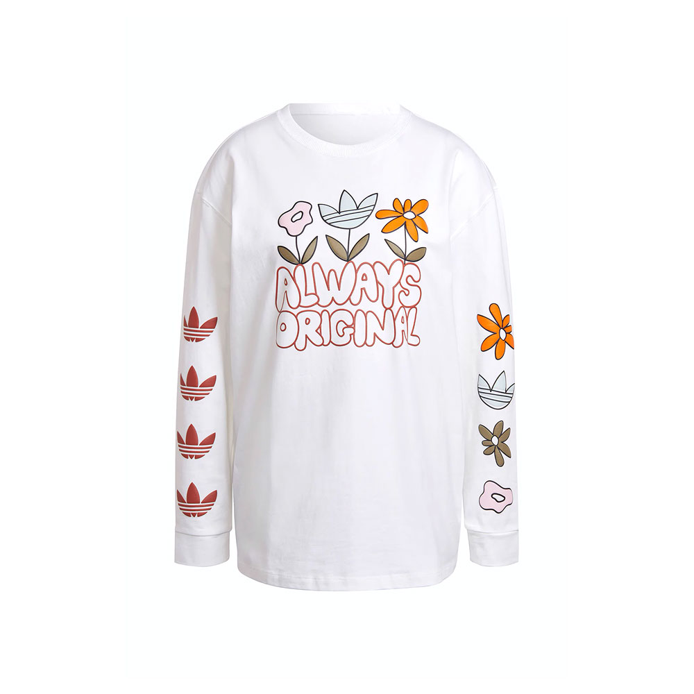 Толстовка Adidas GRAPHIC LS 32 Белый Женский photo 1