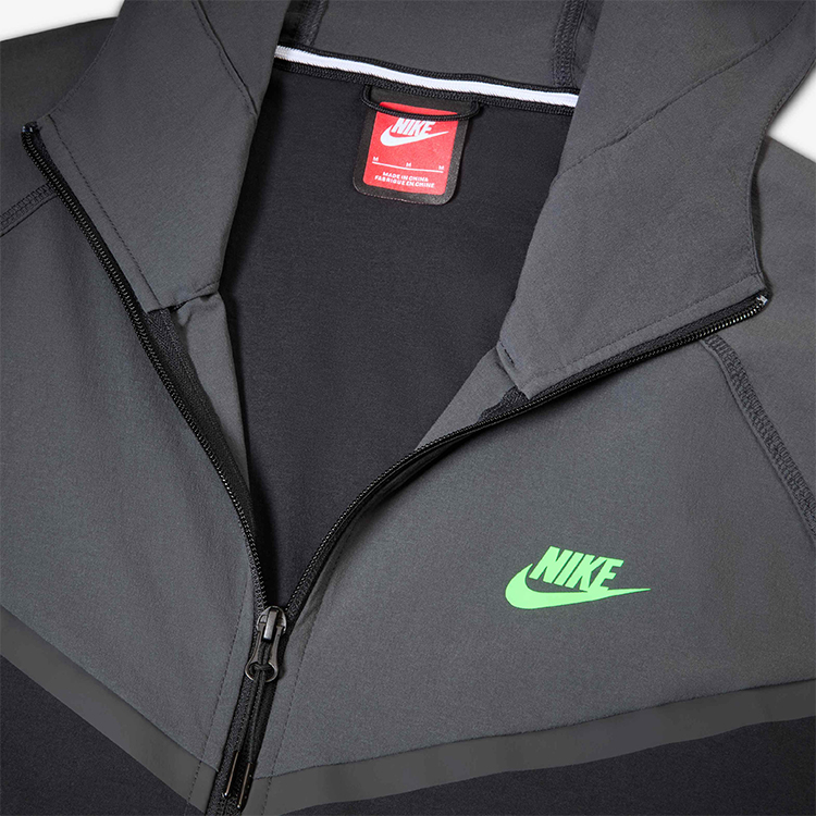 Hanorac pt bărbați Nike M NK TCH WVN WR FZ JKT M Negru-gri photo 4