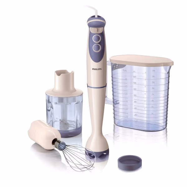 Blender Philips HR 1613, 1600 ml, 650 W, 16 trepte viteza, Alb cu violet 