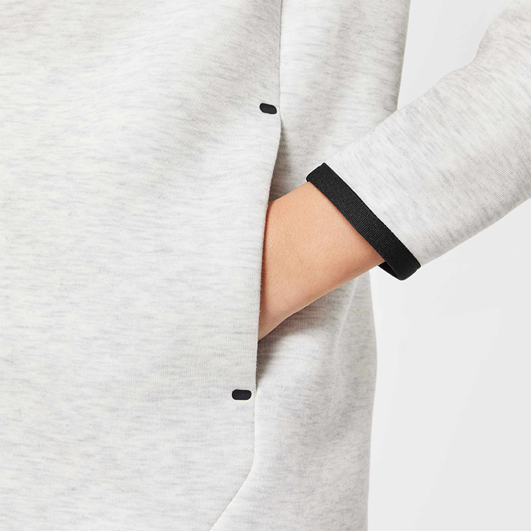 Jacheta Nike G NSW TCH FLC HD FZ LS XS Gri Femei photo 3