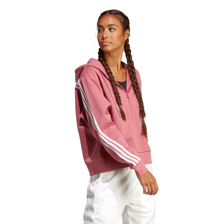 Hanorac Adidas W FI 3S FZ L Roz Femei photo 4