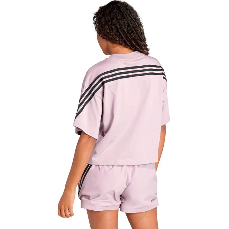 Tricou Adidas W FI 3S TEE 2XS Liliac Femei photo 4