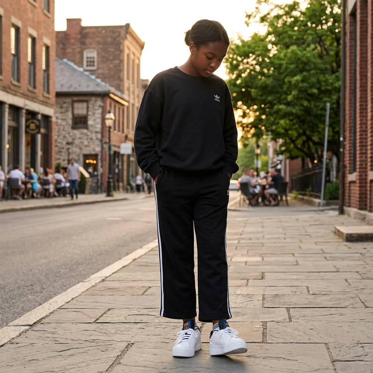 Pantaloni Adidas 3 S OH JOGGER 34 Negru Femei photo 7
