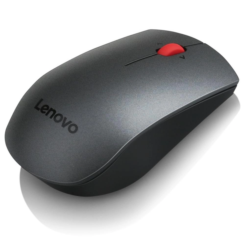 Lenovo Professional Wireless Laser Mouse, 1600DPI, 2.4Ghz, 2 AA batteries (not included in box), 80gr, Black.