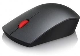 Lenovo Professional Wireless Laser Mouse, 1600DPI, 2.4Ghz, 2 AA batteries (not included in box), 80gr, Black.