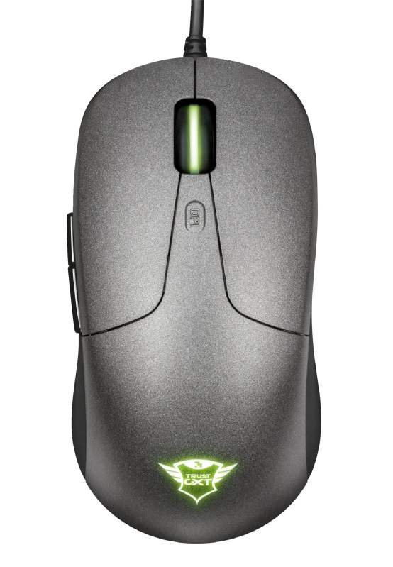 Trust Gaming GXT 180 Kusan Pro Mouse, 100 - 5000 dpi, 6 Programmable button, 5 gaming profiles, RGB lighting, 1,8 m USB, Black photo 1