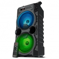 SVEN PS-440, black (20W, TWS, Bluetooth, FM, USB, microSD, LED-display, RC, 2x2000mA*h)