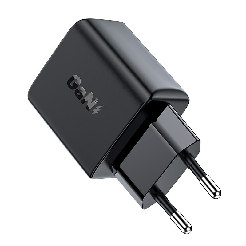 USB Charger  ACEFAST A21, Single port, USB-C, GaN PD30W, Total output: 30W, QC3.0, Black photo 3