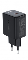 USB Charger  ACEFAST A21, Single port, USB-C, GaN PD30W, Total output: 30W, QC3.0, Black thumbnav 1