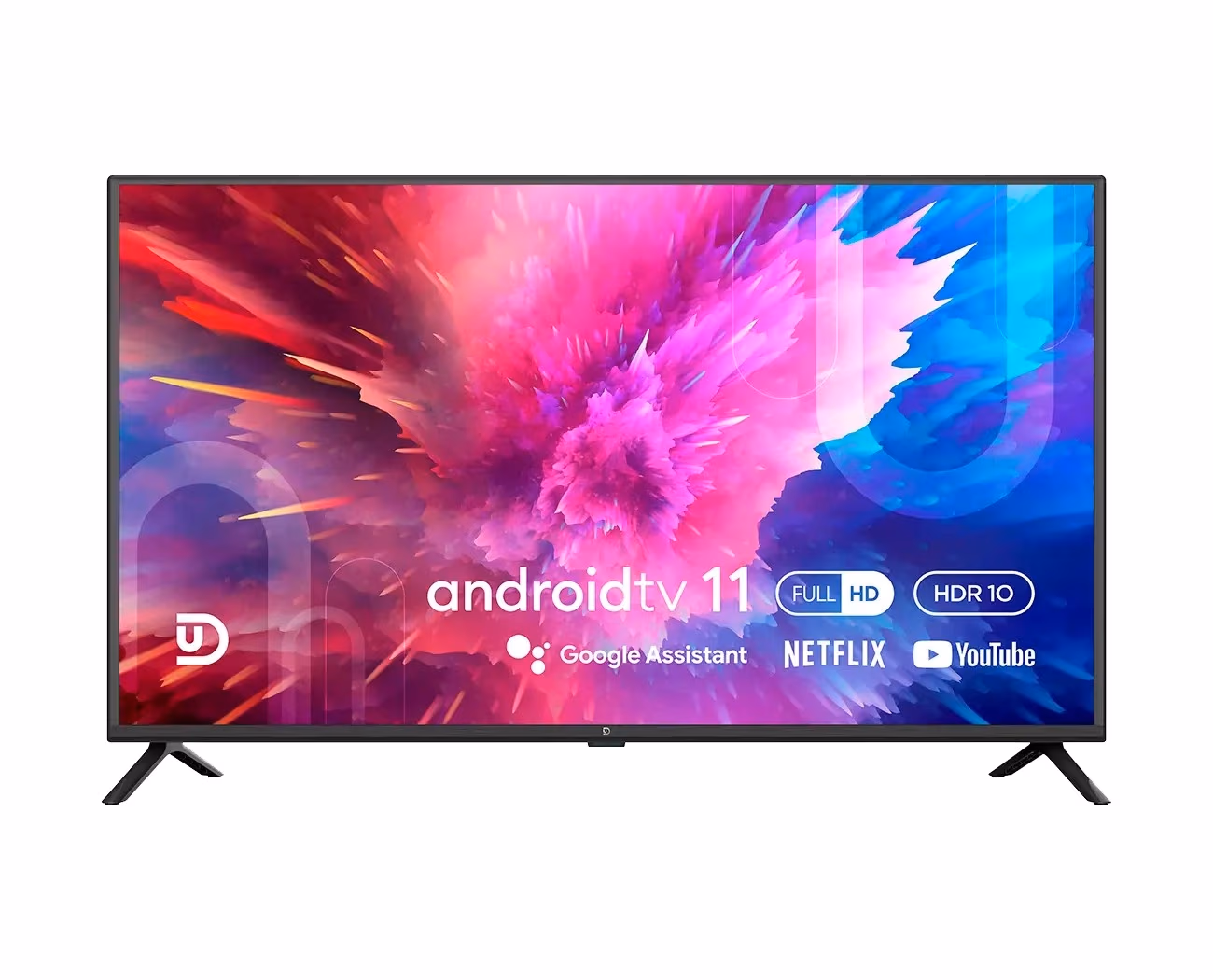 40" LED TV UD 40F5210, Black (1920x1080 FHD, SMART TV (ANDROID 11 OS), 3 x HDMI, 2 x USB, Wi-Fi (2.4Ghz+5Ghz), DVB-T/T2/C/S2, Speakers 2 x 8W Dolby Audio, VESA 200x200, 5.4 Kg) 