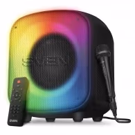 Boxa portabila SVEN PS-555 Black / 65W / Bluetooth / FM tuner / USB / microSD