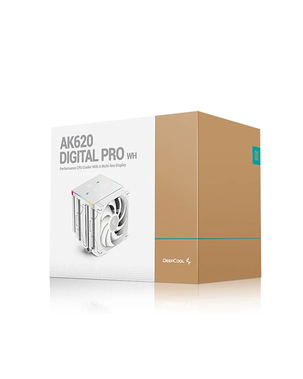 Sisteme de racire DEEPCOOL AK620 DIGITAL PRO WH/ Universal / 260W/ 500~1750rpm/ <25dBA/ 60.89CFM photo 6