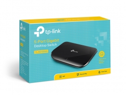 Коммутатор TP-LINK TL-SG105D / 5 port / Gigabit / RJ45 / plastic case thumbnav 4