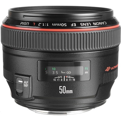 Prime Lens Canon EF 50 mm f/1.2L USM (1257B005) photo 1
