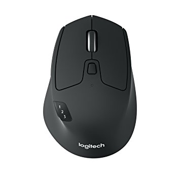 Logitech Wireless Mouse M720 Triathlon, Black, Optical Mouse, Multi-device, Hyper-fast scrolling, Switching seamlessly between 3 computers, Bluetooth Smart and 2.4GHz wireless connection, Black/White, Retail photo 1 Logitech Wireless Mouse M720 Triathlon, Black, Optical Mouse, Multi-device, Hyper-fast scrolling, Switching seamlessly between 3 computers, Bluetooth Smart and 2.4GHz wireless connection, Black/White, Retail photo 1