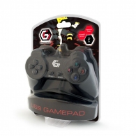 Gembird JPD-UDV-01 Dual vibration gamepad, 2 sticks, 4-way D-pad and 10 action buttons, USB 2.0, 1.8m, Black thumbnav 4