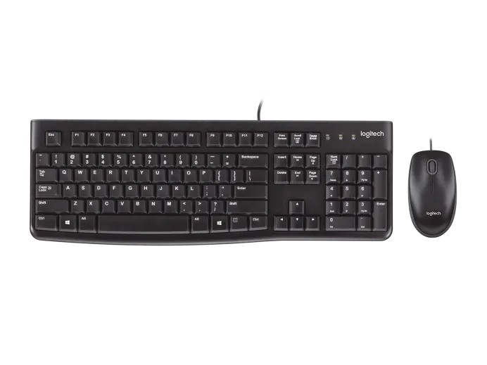 Клавиатура и мышка Logitech MK120, Black photo 1