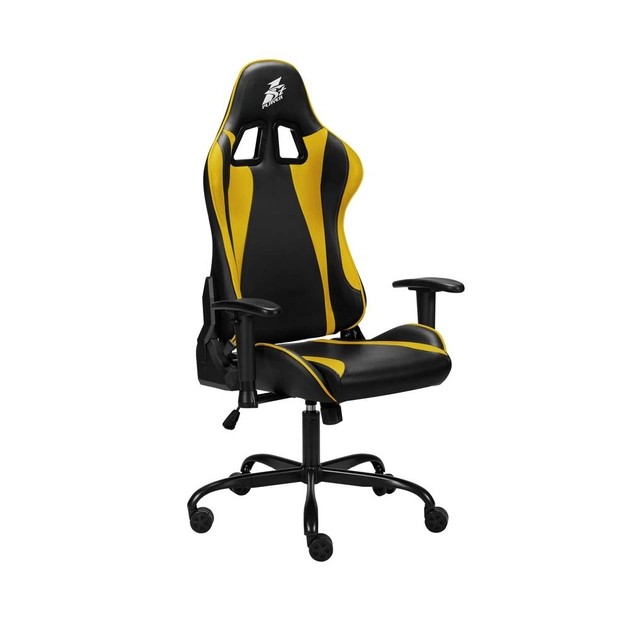 Fotoliu Gaming 1STPLAYER S01/ 120kg/ 2D/ Black/Yellow photo 2