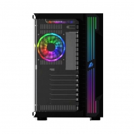 Carcasa Gaming 1STPLAYER SP9 / no PSU / Side-Window / 7x120mm / ATX / Black thumbnav 4