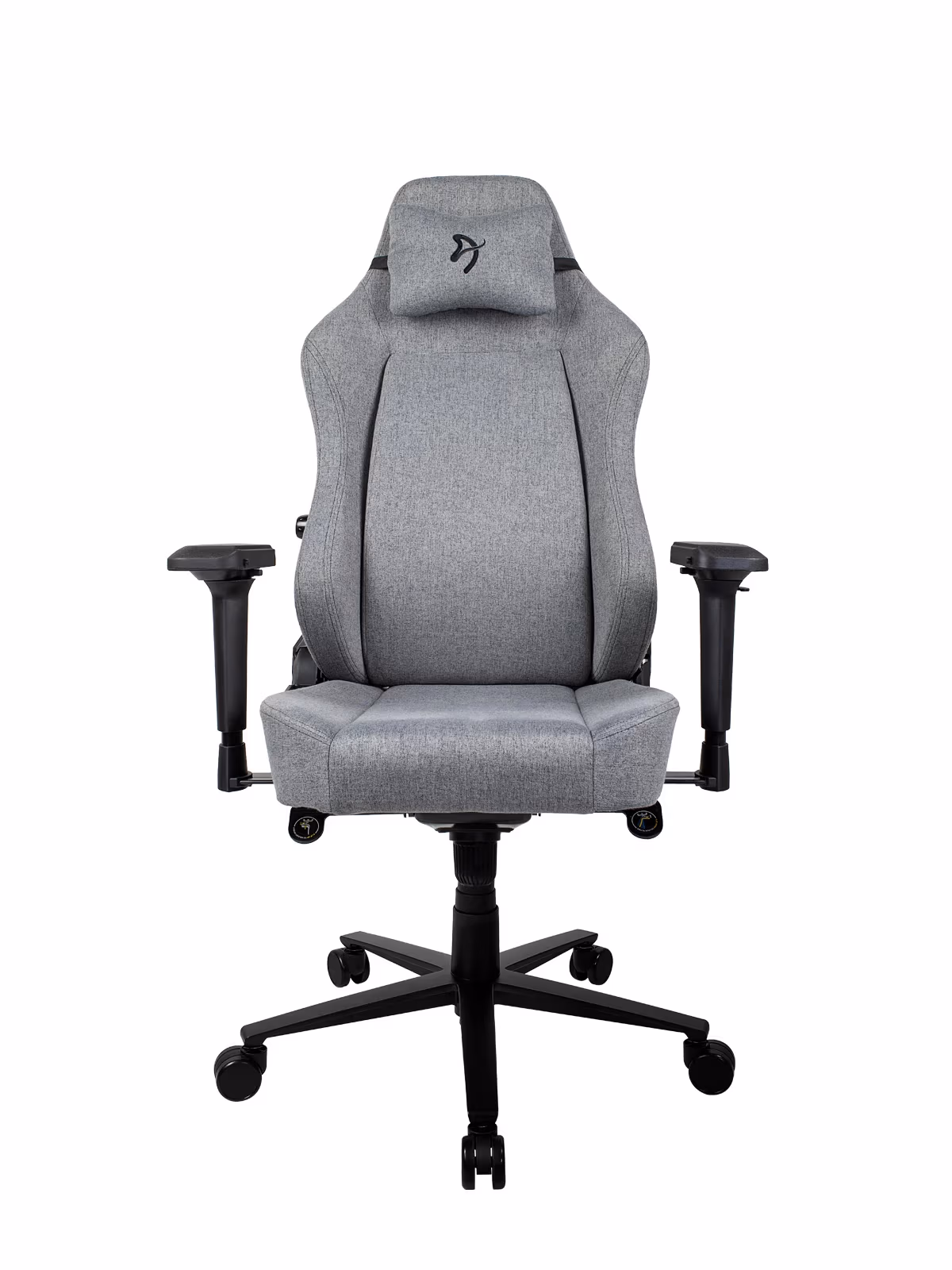 Fotoliu Gaming AROZZI Primo Woven Fabric/ 135-145kg / 165-190cm / Grey/Black 