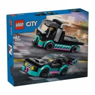 Lego City Гоночный автомобиль и тележка для перевозки автомобилей 60406 thumbnav 1