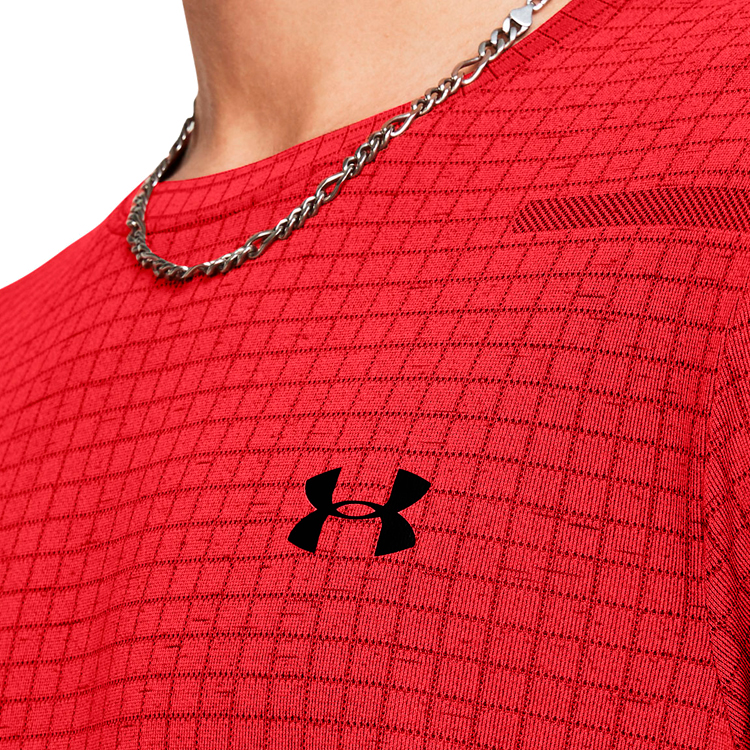 Футболка мужская Under Armour Vanish Seamless Grid SS L Красный photo 3