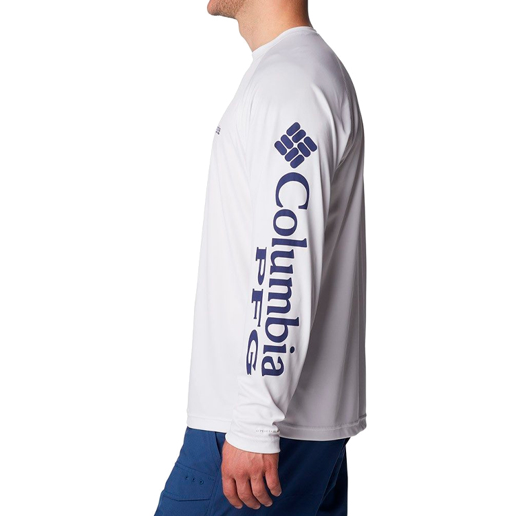 Hanorac pt bărbați Columbia Terminal Tackle LS Shirt S Alb photo 2
