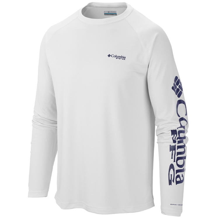 Hanorac pt bărbați Columbia Terminal Tackle LS Shirt S Alb photo 3