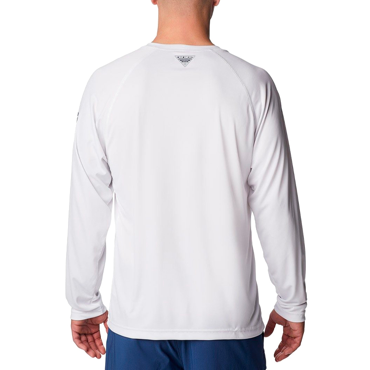Hanorac pt bărbați Columbia Terminal Tackle LS Shirt S Alb photo 5