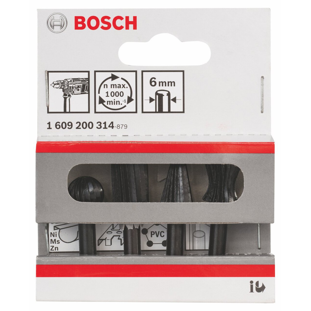 Set de freze Bosch 1609200314 photo 2