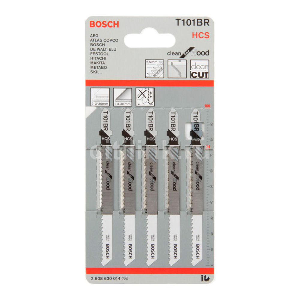 Набор пилок для лобзика Bosch 2608630014 photo 2