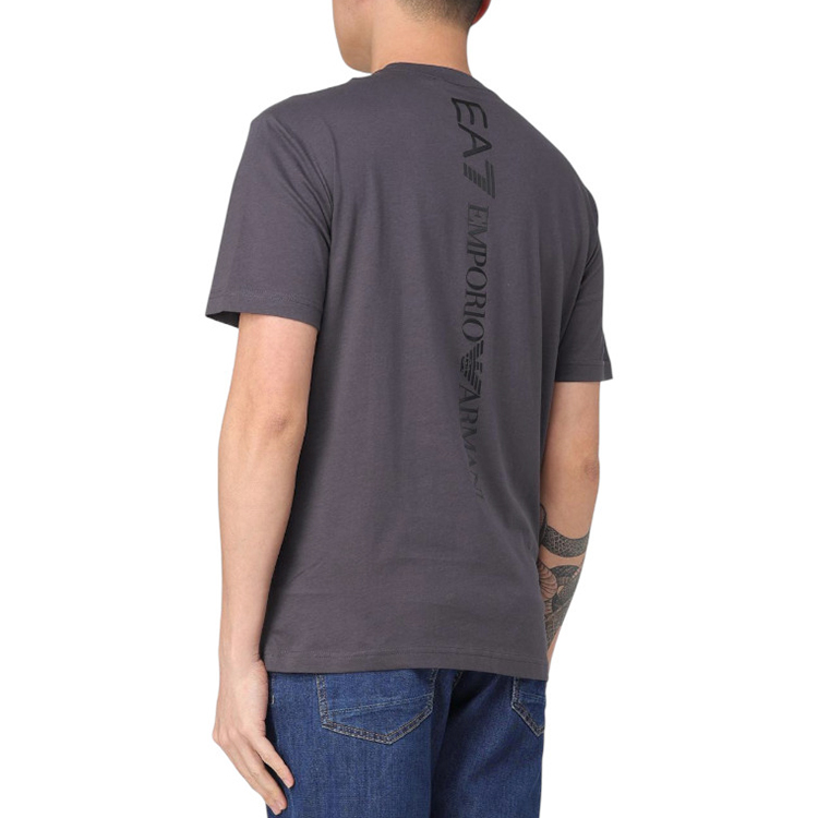 Tricou bărbătesc EA7 EMPORIO ARMANI TRAIN LOGO SERIES M TEE SS EXT S Gri photo 3