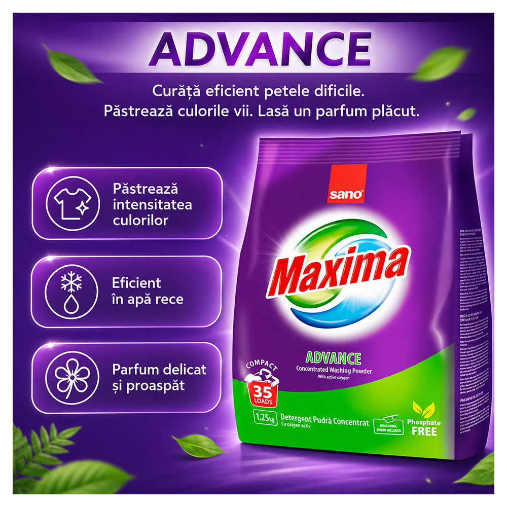 Detergent p/u rufe Sano 935314 Maxima Advance photo 3