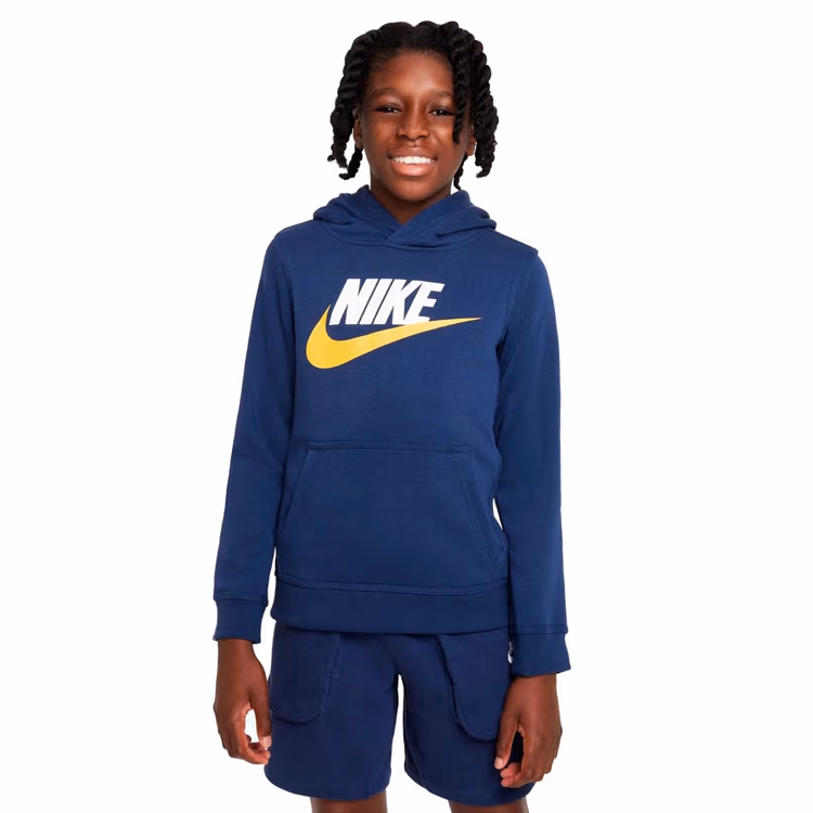 Толстовка Nike B NSW CLUB + HBR PO 