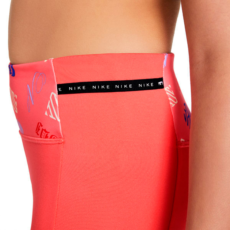 Легинсы Nike G NK DF ONE LUXE LEGGING AOP / Женский / L / Оранжевый photo 2
