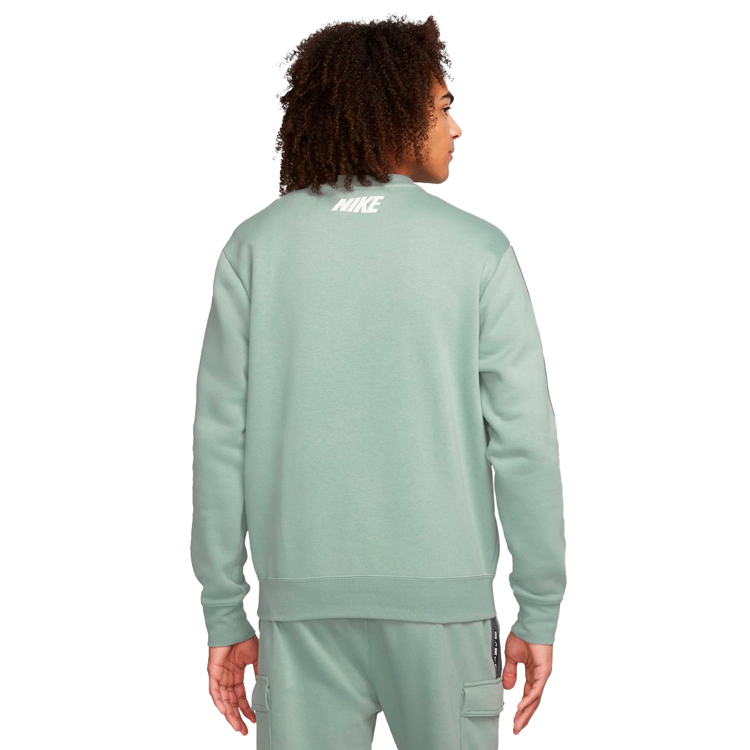 Hanorac pt bărbați Nike M NSW REPEAT FLC CREW BB S Gri photo 4