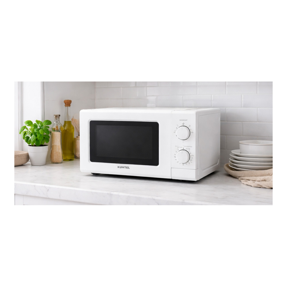 Cuptor cu microunde Kumtel HM-14 700 W / 20 l / Alb photo 3
