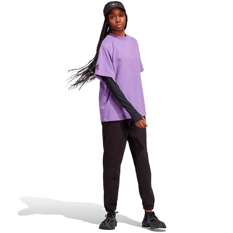 Tricou Adidas aSMC LOGO TEE 2XS Violet Femei photo 7