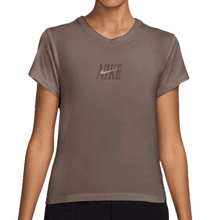 Tricou Nike W NSW SS SLIM TEE PNX GRX photo Tricou Nike W NSW SS SLIM TEE PNX GRX photo