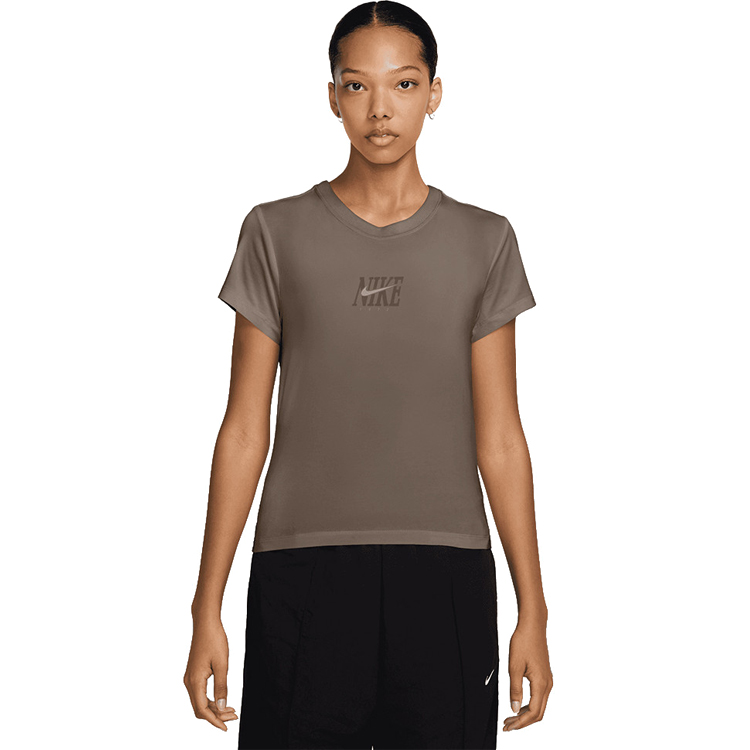 Tricou Nike W NSW SS SLIM TEE PNX GRX XS Maro Femei photo 2