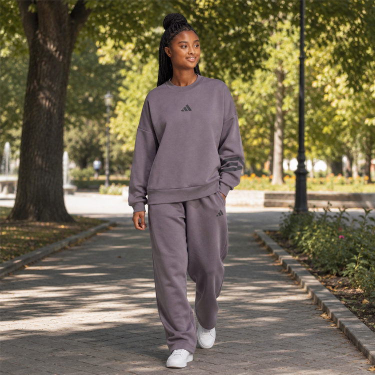 Толстовка Adidas W FI 3S SWT XL Серый Женский photo 4