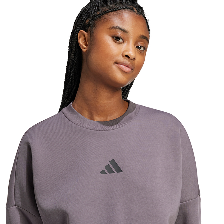 Толстовка Adidas W FI 3S SWT XL Серый Женский photo 5