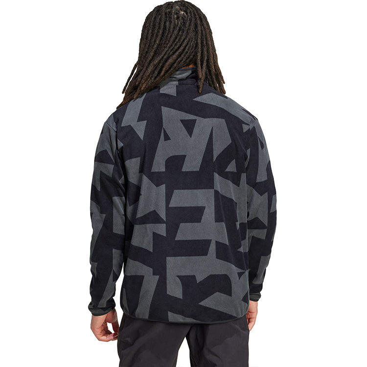 Мужская Толстовка Adidas MT AOP FZ FL M Черный photo 5