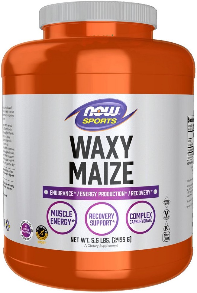 Amestec de carbohidrati Now Sports WAXY MAIZE STARCH 5.5 LBS photo 2