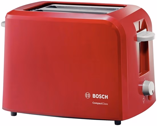 Тостер Bosch TAT3A014, 2 тоста, 980 Вт