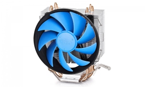 DEEPCOOL Cooler "GAMMAXX 300",Socket LGA1366/LGA1200/1151/1150/1155/LGA775 & AM4/FM2/AM3, up to 130W, 120х120х25mm, 900~1600rpm, 17.8~21dBA, 55.5CFM, 4 pin, PWM, Hydro Bearing, 3 heatpipes direct contact thumbnav 1