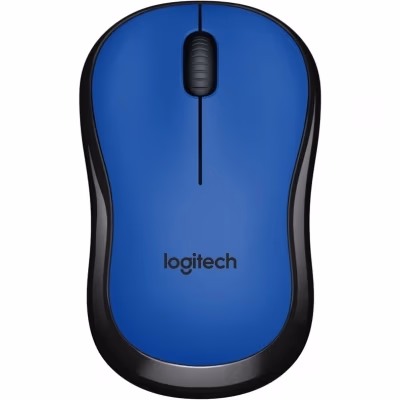 Logitech Wireless Mouse M220 Blue, Silent Optical Mouse for Notebooks, Nano receiver, Blue, Retail 